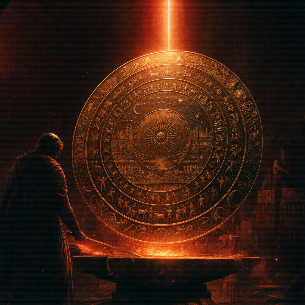 Book 18: The Grief of Achilles and the Shield — The Shield of Hephaestus · Book 18
